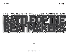 Tablet Screenshot of battleofthebeatmakers.com